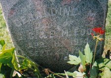 Geraldine M., dau. of G. C. & E. M. Foor.  Apr 11, 1914 - Sept. 20, 1915.  Photo courtesy of Sharon Disbennett
