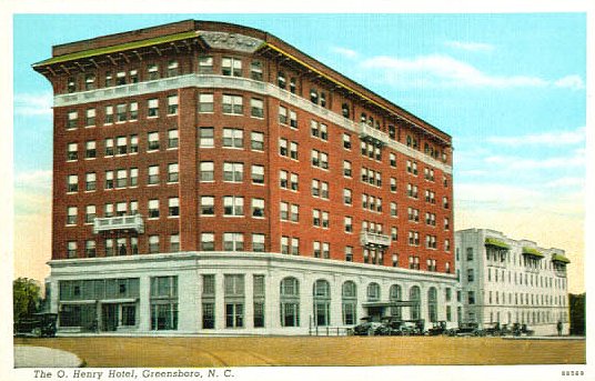 O'Henry Hotel, postcard ca 1930's