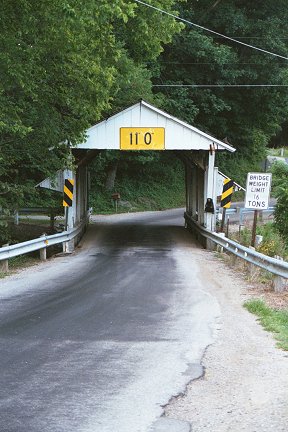 Rock Mill Bridge, Fairfield County, Ohio.  Photo ca 2001 by D. Beckham