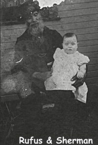 Photo of Rufus Erwin Foor and son Sherman