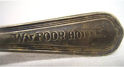 William Foor Hotel spoons